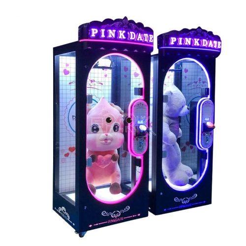 Pink Date Cut The Rope Game Machine Standing Indoor Push Prize Toy Crane Claw Machine - Image 3