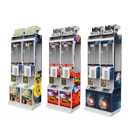 Small Mini Candy Claw Crane Vending Game Machine Kids Toy Mini Dollar Bill Acceptor Claw Machine - Image 3