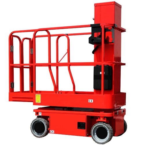 Push Automatic Mast Lift Personnel Aerial Work Equipment With CE - Image 4