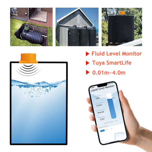 Ultrasonic Level Sensor With Automatic Water Pump Controller Intelligent Alarm Monitoring Light Remote Water Tank Monitoring - Image 3