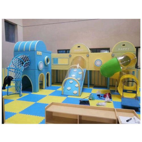 Indoor Playground Equipment for Kids Children Baby Airplane Slide Wooden Soft Play Area Park Small Set - Image 3