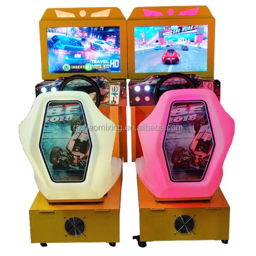 High Quality Kids Racing Simulator 22-Inch Car Arcade Machine Coin-Operated With Plastic Material Amusement - Image 3