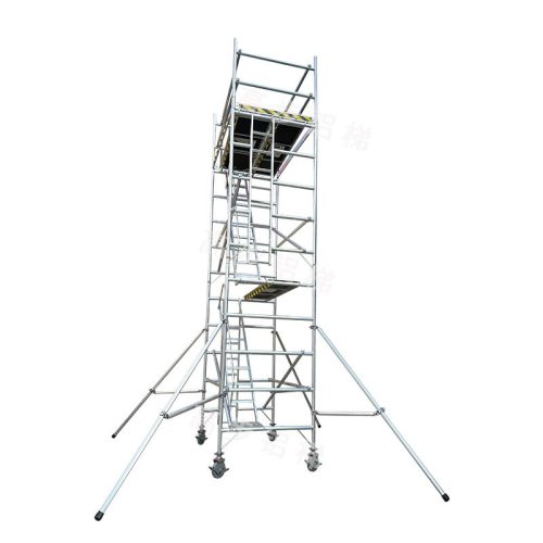 Aluminum High Quantity with Inclined Ladder Scaffolding 6m - Image 3