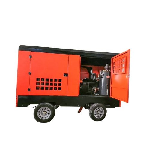 Mobile Portable Electric Air Compressors Mining Mobile Air Compressor Portable Screw Compressor - Image 3