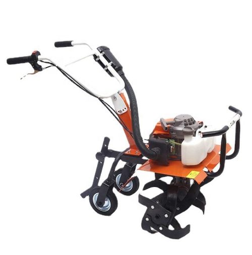 Small diesel Micro Tiller Two Four-wheel Drive Cultivator Multi Functional New Gasoline Micro Tiller Machine - Image 3