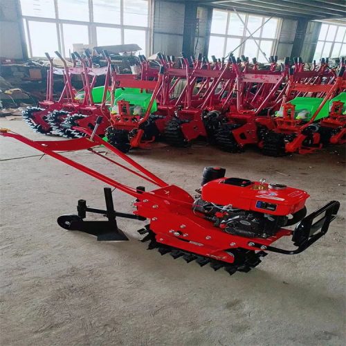 170 Petrol Engine Tracked Farm/Garden Mini Tiller With Plow Aand Tiller Hoe With Multi-function Farm Implements - Image 3