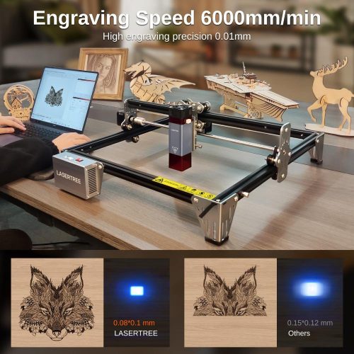 Laser Tree K1 Mini Portable 10w Optical Power CNC Laser Engraving Cutting Machine Diode Laser Engraving - Image 3