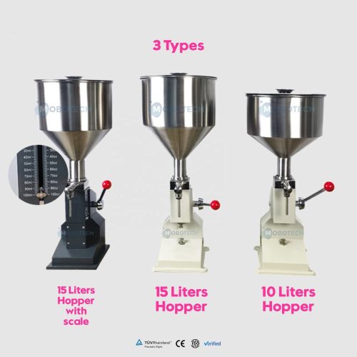 Stainless Steel Manual Liquid Bottle Filling Machine