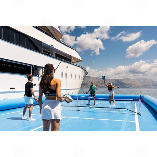 Customized Inflatable Water Sport Platform Inflatable Floating Island Inflatable Pickleball Court - Image 3