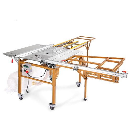 Portable Folding Woodworking Table Saw Mobile Table Saw Sawmill Portable Horizontal Table Saw for Woodworking - Image 3