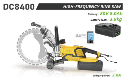 Lithium Battery Powered Ring Saw 290mm Cutting Depth Concrete Wall Cutting Machine Ring Saw Cutting Saw - Image 6