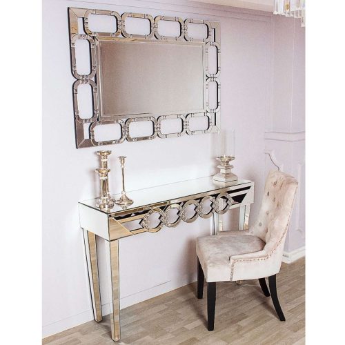 Modern Style Slim Leg Mirror Hall Table Kd Packing Hallway Entry Table Living Room Mirrors Console Table Matching for Home Hotel - Image 3