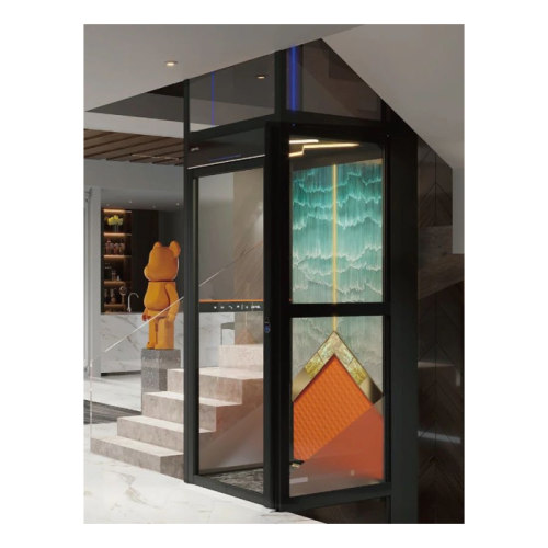 High-End Quality Villa Panoramic Manual Door Elevator Automatic Door Home Elevator (Customized Product） - Image 4