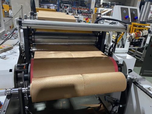 Honeycomb Paper Machine Automation Wrapping Cutting Making Machine Honeycomb Kraft Paper Bubble Board Wrap Production Machine - Image 3