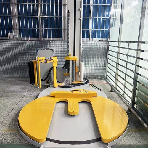 M Type Turntable Pallet Wrapping Machine Stretch Wrap Machine - Image 4