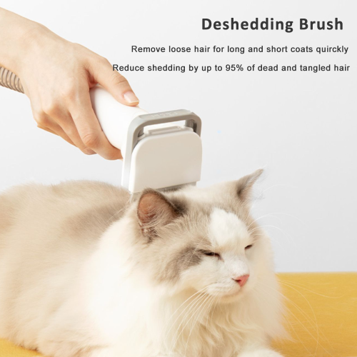 Multi-Functional Grooming Vacuum Device for Dogs Cats Low Noise Sustainable Features Friendly Combs Brushes Cleaning Included - Image 3