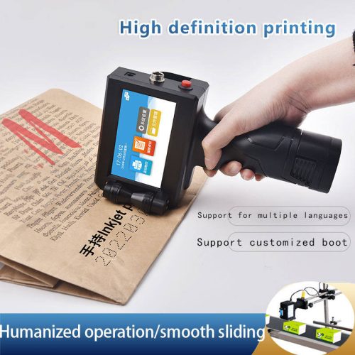 Portable Expiry Date Barcode QR Glass Bottle Printing Machine Handheld Inkjet Printer Printing Coding Machine - Image 4