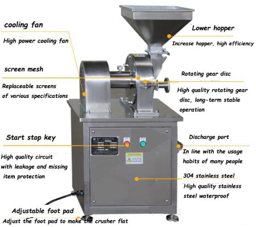 500kg Dried Nuts Cashew Pecan Grinder Peanut Grinder - Image 3