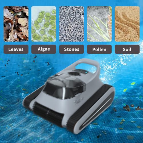 Long Battery Life Fast Charging Intelligent Automatic Wall-Climbing Swimming Pool Cleaning Robot - Image 3