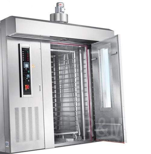 Gas Industrial Rotary Oven For Baking Bread Baking, Italian Commercial 64Tray Rack Rotary Oven - Image 5