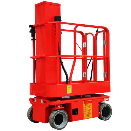 Push Automatic Mast Lift Personnel Aerial Work Equipment With CE - Image 5