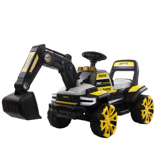 12V Electric Excavator Ride-On Toy with Remote Control and Electric Arm - Image 4