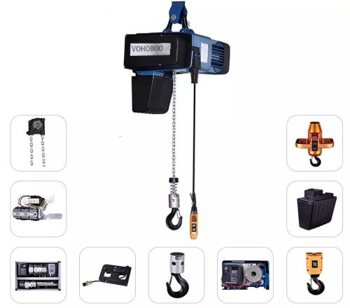 European Custom 3-Phase Chain Electric Hoist (125-380V, 50Hz) - Mobile Building Option - Image 5