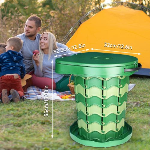 Own Patent Rugged Beautiful Retractable Folding Outdoor Portable Toilet Camping Trip(MOQ 3 PCS) - Image 4