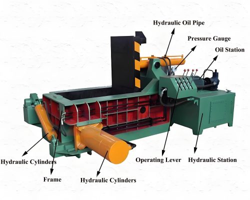 Automatic Hydraulic Metal Scrap Press Scrap Baler - Image 4