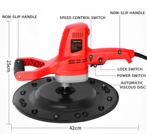 Small Cement Wall Mortar Polishing Machine Small Wall Polishing Machine Grinder Cement Flattening Machine - Image 5