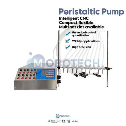 6 Nozzle Peristaltic Pump Liquid Filling Machine Automatic Dispenser