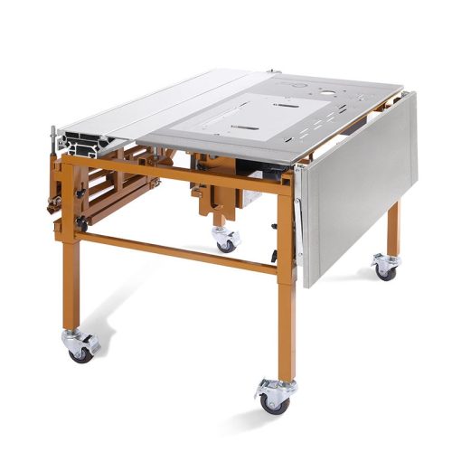 Portable Folding Woodworking Table Saw Mobile Table Saw Sawmill Portable Horizontal Table Saw for Woodworking - Image 4