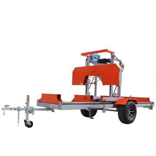 Portable Home Use Wood Cutting Machine Price Chainsaw 7/15Hp Sawmill Horizontal Band Saw Machine - Image 4