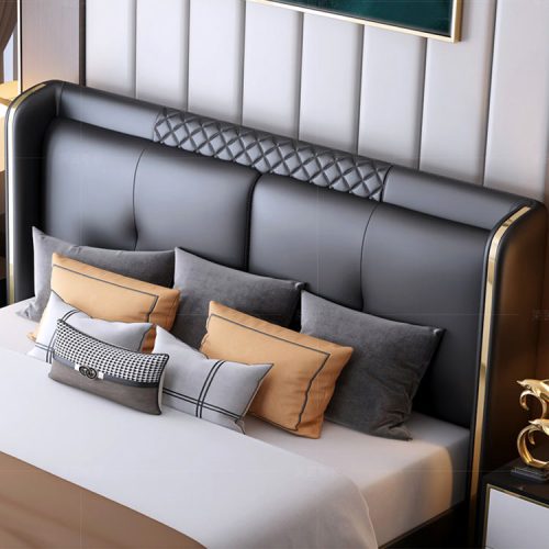 Bedroom Set Luxury Ottoman Bed Set Hotel Beds with Storage - Image 4