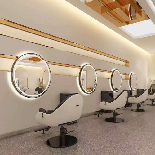 Sober Salon Round Makeup Mirror Led Wall Mirror Vanity Mirror With Lights - Image 4