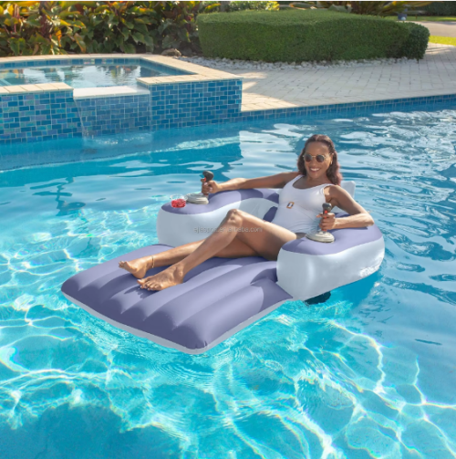 Lightweight Durable Motorized Inflatable Pool Lounger Water Hammock Raft for Pool Toy Pool Lounger For Adults - Image 5