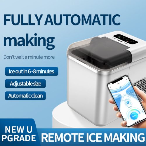 Automatic Application Control Self-Cleaning Countertop Ice Maker Portable Home Ice Maker - Image 4