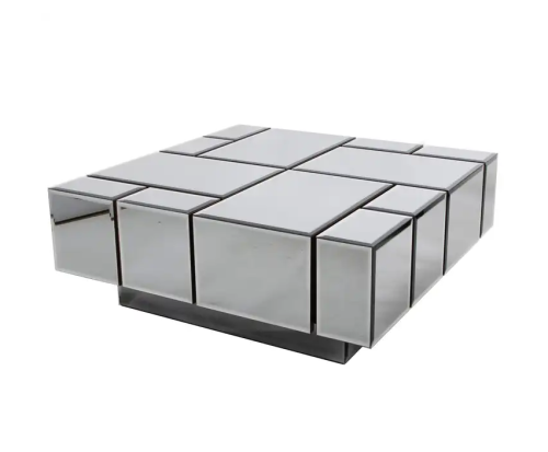 Newest Design Mirrors Coffee Table Square Smart Accent Table Automatic Drawer Center Table for Home Hotel - Image 5