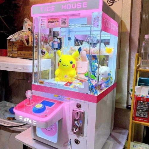 Mini Claw Crane Machine Street Amusement Coin Operated Games Mini Plush Toy Vending Machine With Bill Acceptor - Image 5