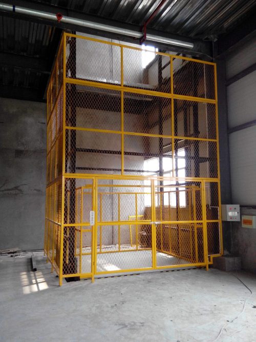 Hydraulic Cargo Elevator Chain Guides Portable Vertical Elevators - Image 5