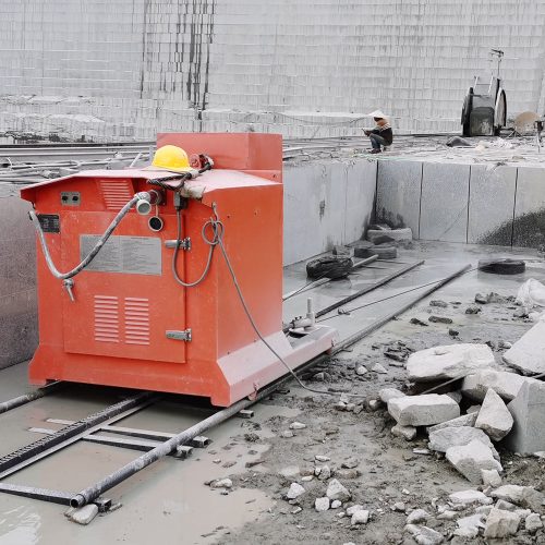 Granite Quarry With Diamond Line Saw Cutting Machine - Image 6