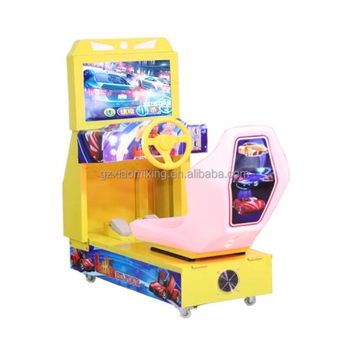 High Quality Kids Racing Simulator 22-Inch Car Arcade Machine Coin-Operated With Plastic Material Amusement - Image 5