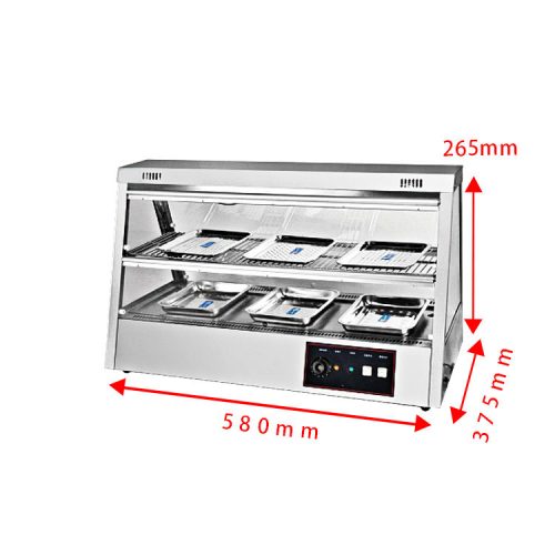 Commercial Industrial Electrically Insulated Stainless Steel Thermal Displays Keep Food Heaters On Tray Machines Heating Fixed Cabinets - Image 4