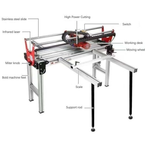 Automatic CNC Desktop Tile Cutting Machine Ceramic Granite Marble Water Knife Cutting High-Quality Stone Cutting Tools - Image 5