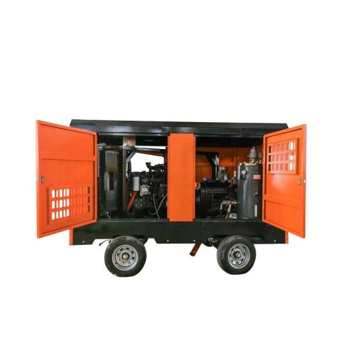 Mobile Portable Electric Air Compressors Mining Mobile Air Compressor Portable Screw Compressor - Image 5