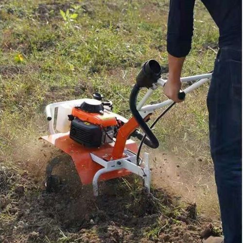 Small diesel Micro Tiller Two Four-wheel Drive Cultivator Multi Functional New Gasoline Micro Tiller Machine - Image 5