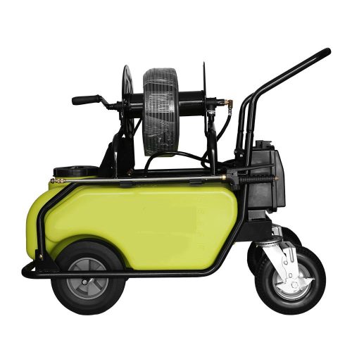 60L Agricultural Electric Portable Hand Push Cart Sprayer Garden Plastic Pesticide Weed Trolley Battery Sprayer - Image 5