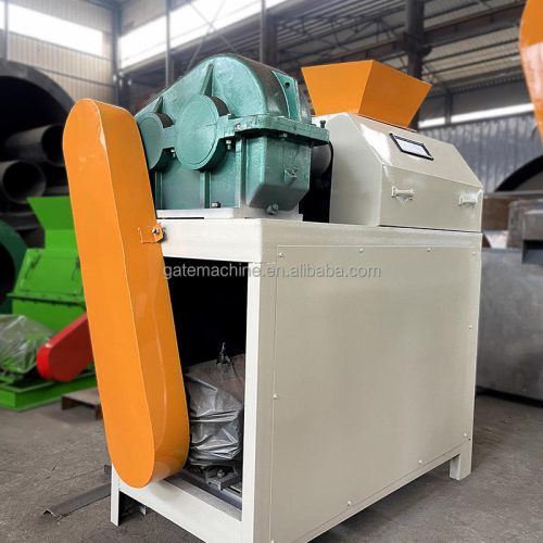 GATE 0.8-1T/H Compound Fertilizer Granulating Machine Double Roller Press Granulator For Organic Fertilizer Granular Machine - Image 5