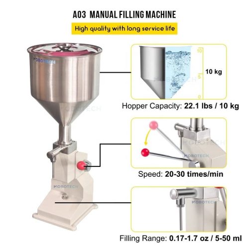 Stainless Steel Manual Liquid Bottle Filling Machine - Image 4