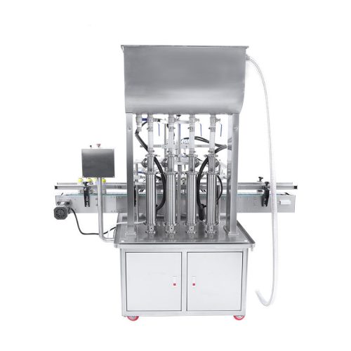 GTSP4G Fully Automatic Paste Cream Filling Machine Four Nozzles Honey Bottle Oil Tea Beverage Applications PLC Liquid Filling - Image 5